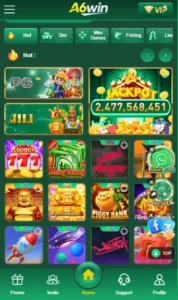 A6 Win Game interface