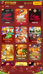177Slot game interface