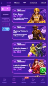 XC77 Game Events