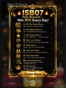 ISB07 Game Daliy rewards