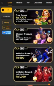 XP77 Game Events